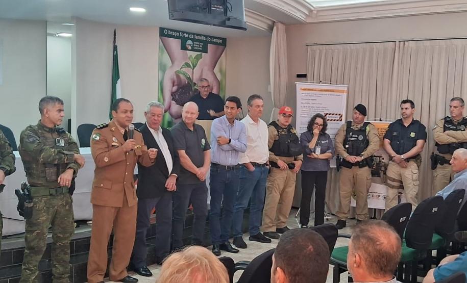 Polícia Militar do Paraná promove reunião comunitária com sindicatos rurais das regiões oeste e sudoeste do estado