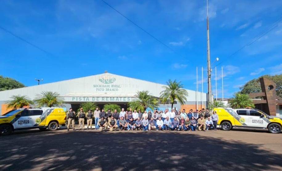 Polícia Militar do Paraná promove reunião comunitária com sindicatos rurais das regiões oeste e sudoeste do estado