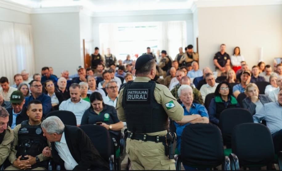 Polícia Militar do Paraná promove reunião comunitária com sindicatos rurais das regiões oeste e sudoeste do estado
