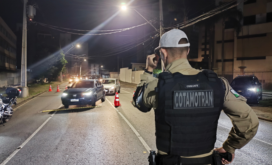 BPTran realiza Operação Lei Seca em Curitiba