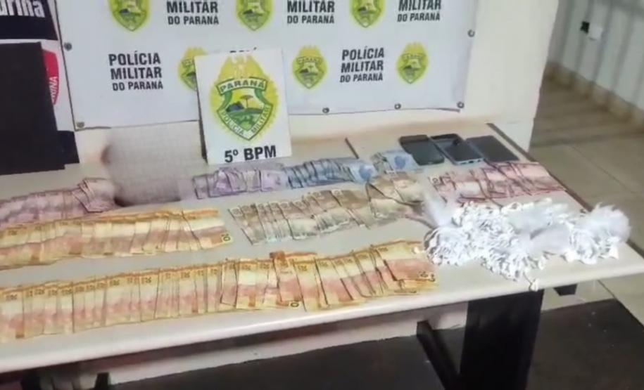 Polícia Militar do Paraná prende homem com grande quantidade de droga e dinheiro em Londrina