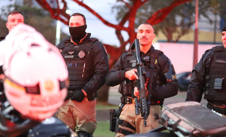 O foco principal da operação é aumentar a sensação de segurança da população, reduzir os índices de criminalidade