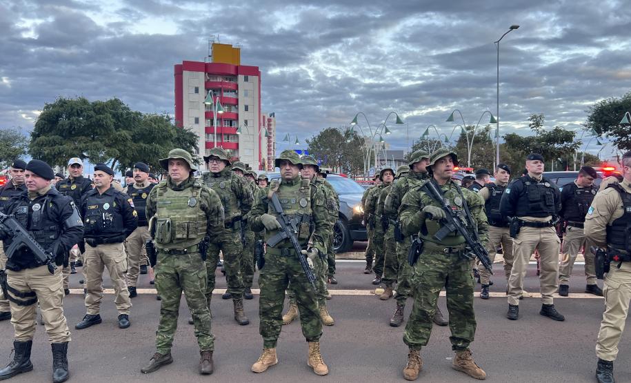 O foco principal da operação é aumentar a sensação de segurança da população, reduzir os índices de criminalidade