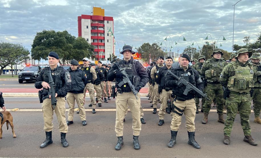 O foco principal da operação é aumentar a sensação de segurança da população, reduzir os índices de criminalidade