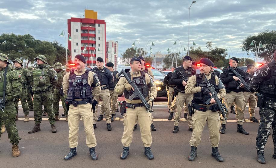 O foco principal da operação é aumentar a sensação de segurança da população, reduzir os índices de criminalidade