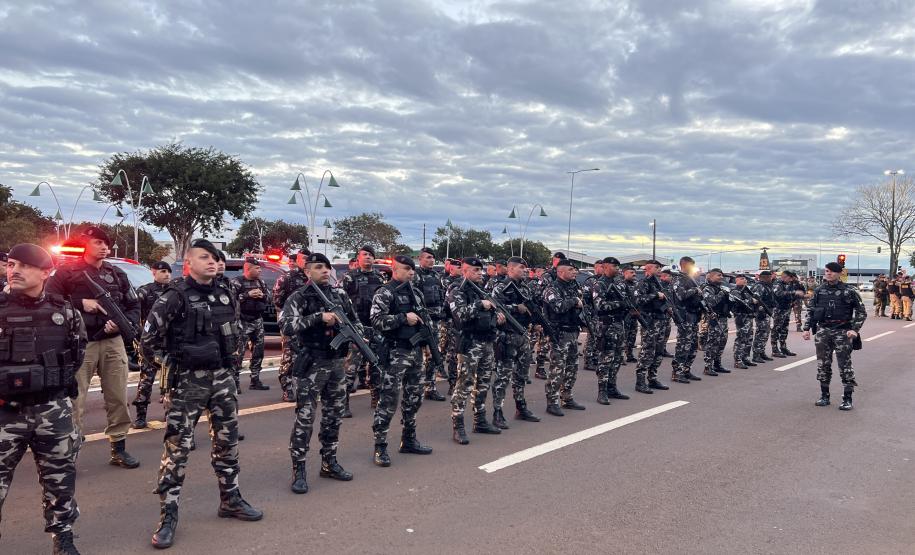 O foco principal da operação é aumentar a sensação de segurança da população, reduzir os índices de criminalidade