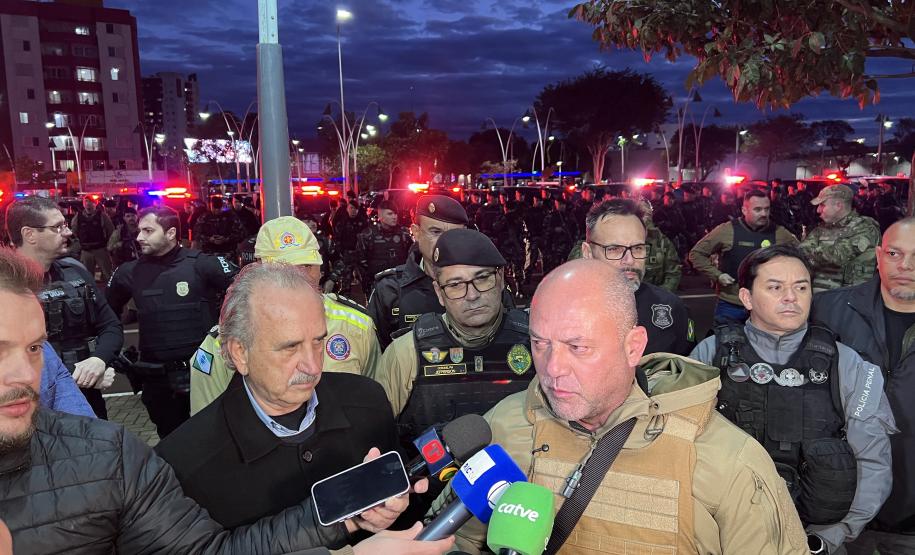 O foco principal da operação é aumentar a sensação de segurança da população, reduzir os índices de criminalidade