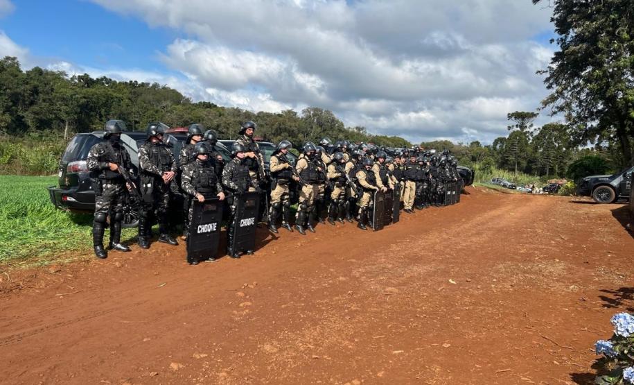 Graças à pronta e firme atuação da Polícia Militar do Paraná (PMPR), a situação foi rapidamente controlada