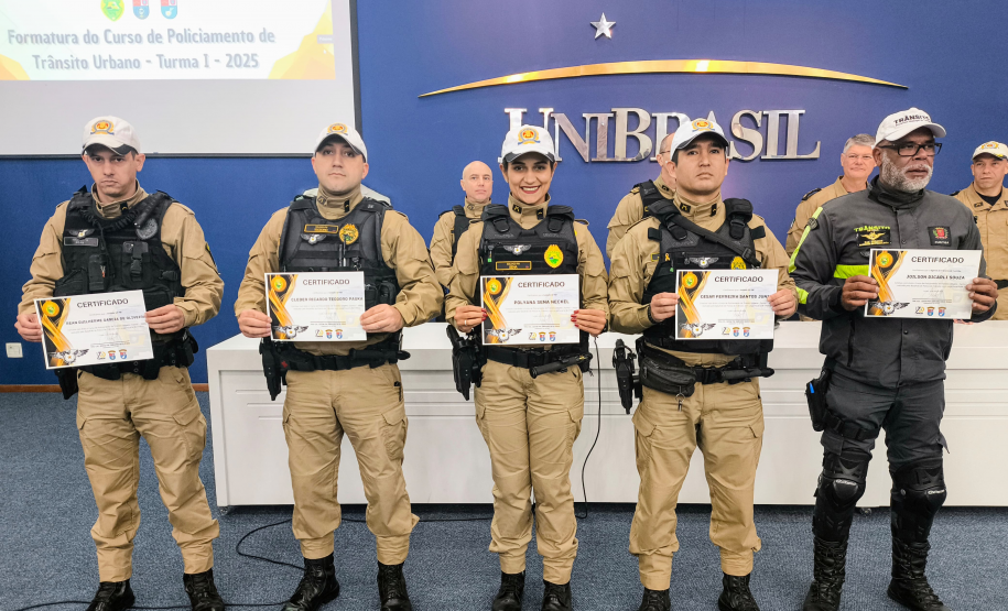 BPTran forma 34 novos agentes no 3º Curso de Policiamento de Trânsito Urbano
