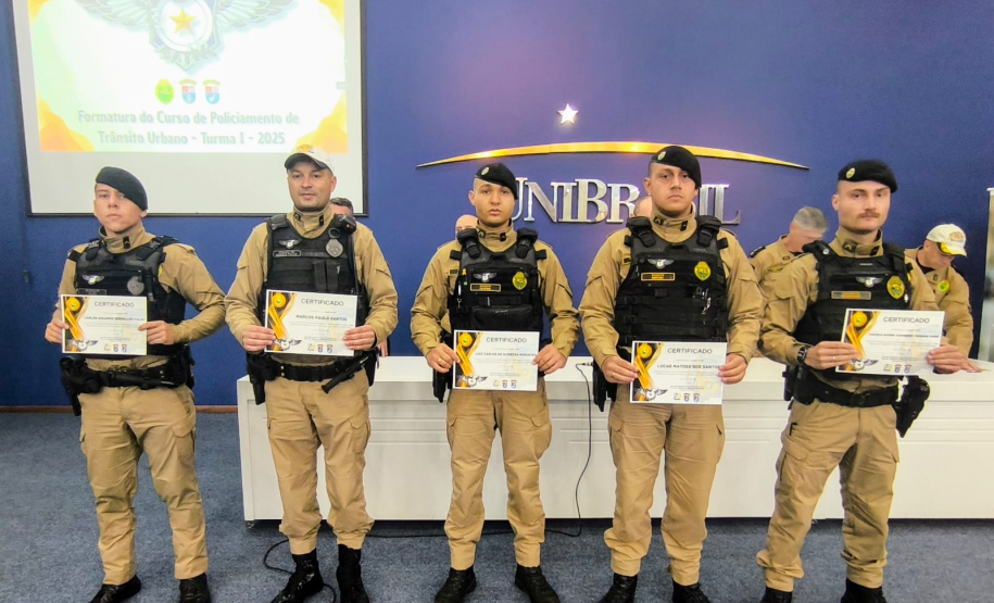 BPTran forma 34 novos agentes no 3º Curso de Policiamento de Trânsito Urbano