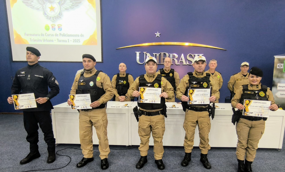 BPTran forma 34 novos agentes no 3º Curso de Policiamento de Trânsito Urbano