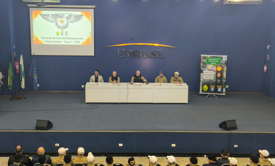 BPTran forma 34 novos agentes no 3º Curso de Policiamento de Trânsito Urbano