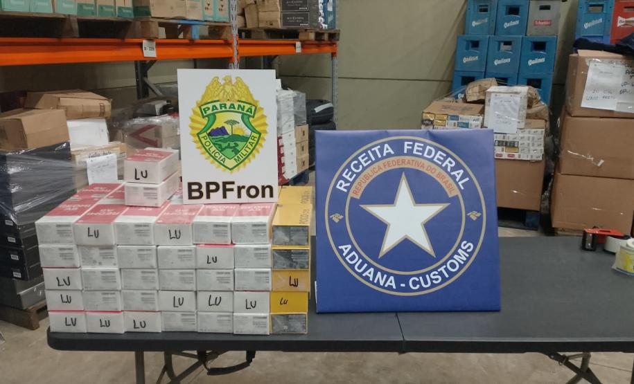 Polícia Militar do Paraná realiza apreensão milionária de mercadorias na região oeste do estado