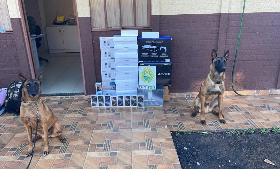 Polícia Militar do Paraná realiza apreensão milionária de mercadorias na região oeste do estado