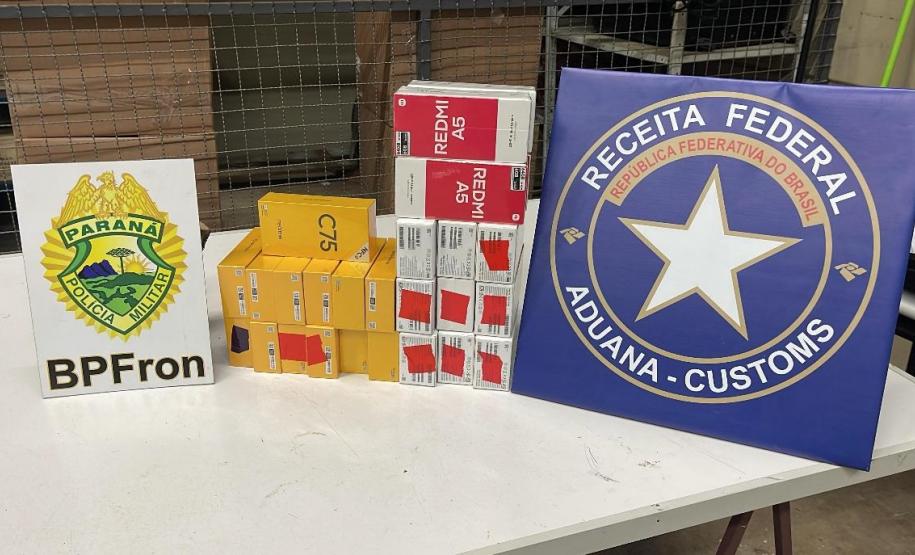 Polícia Militar do Paraná realiza apreensão milionária de mercadorias na região oeste do estado