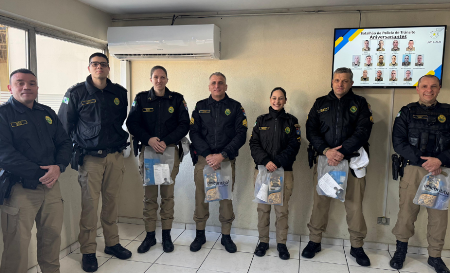 Café dos destaques e aniversariantes de Julho no BPTran