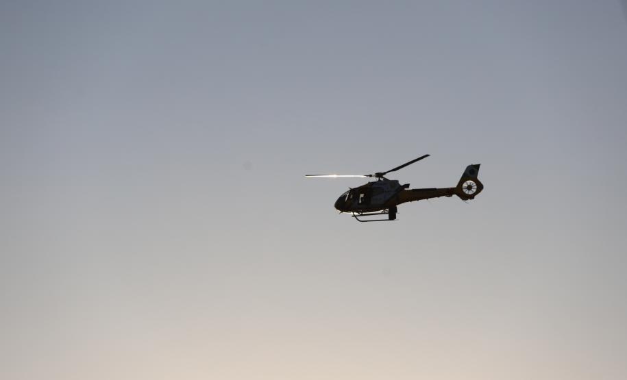 Atuação conta com drones, cães e helicópteros para ampliar a presença policial