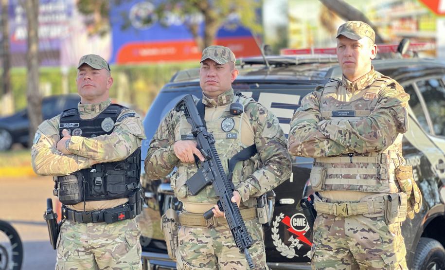 Atuação conta com drones, cães e helicópteros para ampliar a presença policial