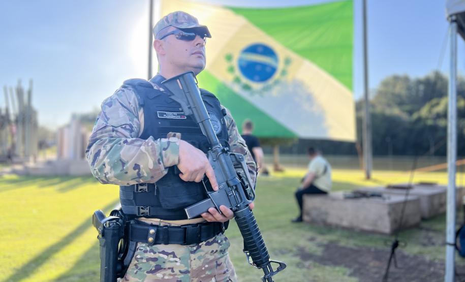 Atuação conta com drones, cães e helicópteros para ampliar a presença policial