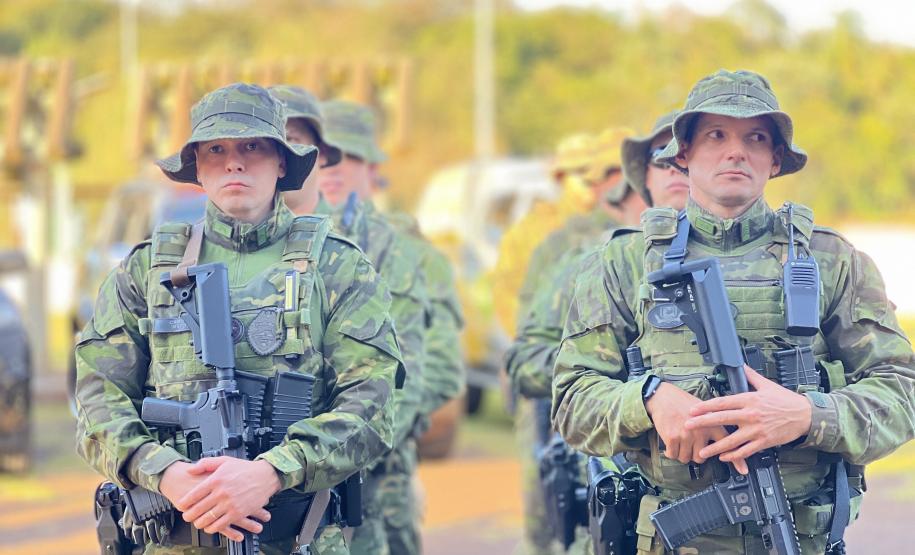 Atuação conta com drones, cães e helicópteros para ampliar a presença policial