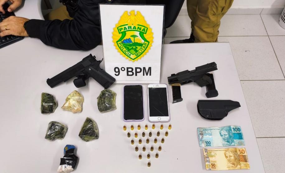 Polícia Militar do Paraná prende homem com mandado por homicídio em Paranaguá; outras duas pessoas também foram detidas