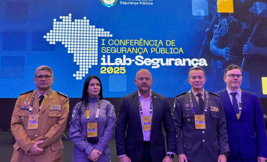 PMPR participa da I Conferência Nacional de Segurança Pública iLab‑Segurança 2025 em Brasília