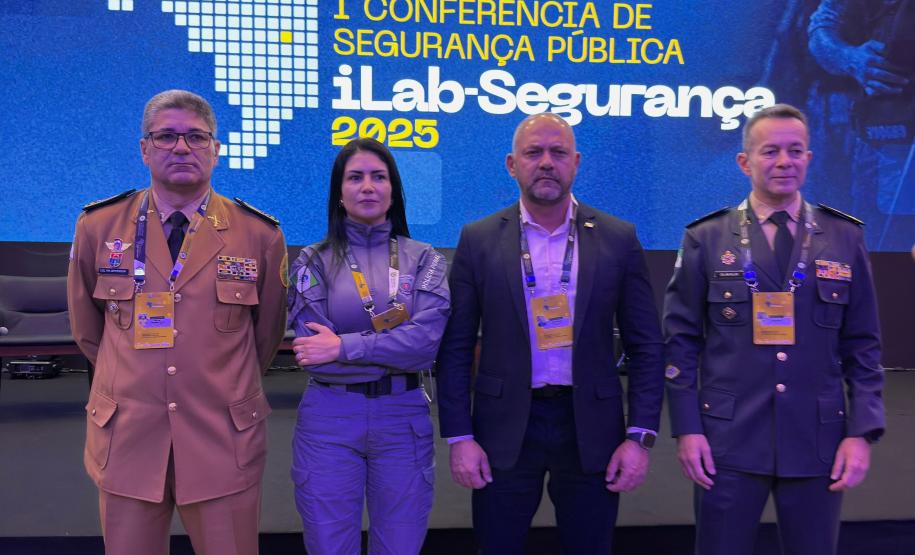PMPR participa da I Conferência Nacional de Segurança Pública iLab‑Segurança 2025 em Brasília
