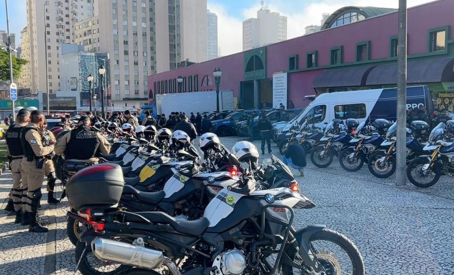 PMPR inicia nova fase da 'Operação Centro Seguro' em Curitiba