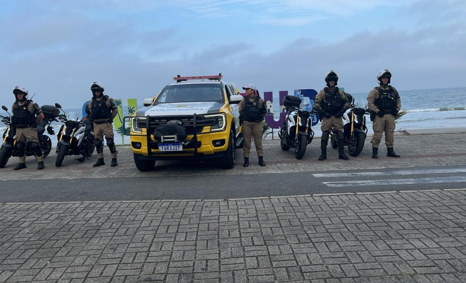 BPTran reforça segurança no litoral, durante festa do Divino Espírito Santo