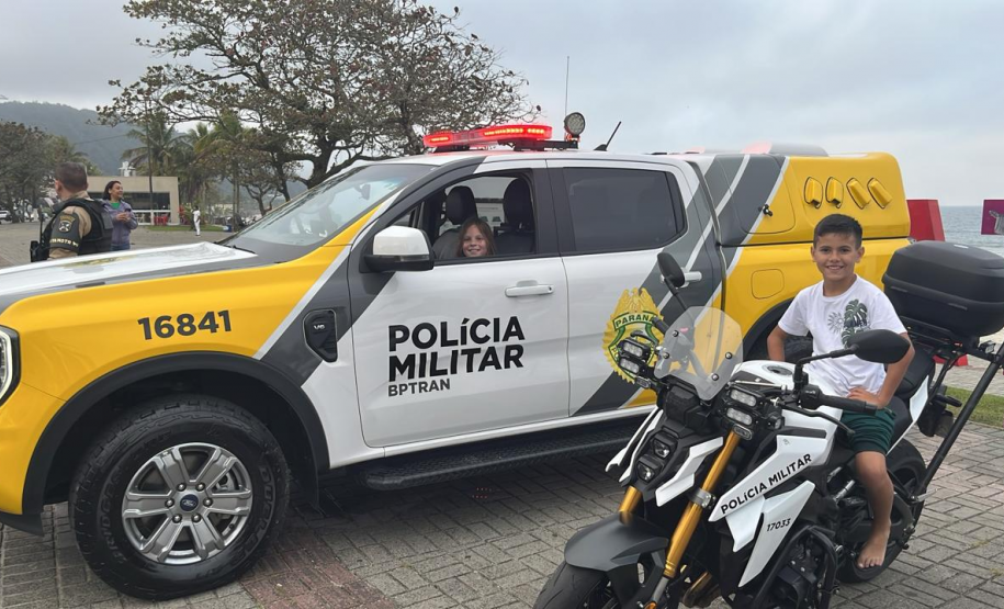 BPTran reforça segurança no litoral, durante festa do Divino Espírito Santo