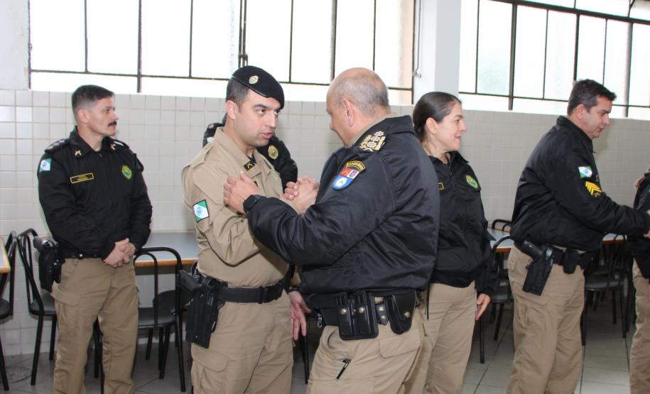 Diretoria de Gestão de Pessoas da PMPR apresenta novo brasão em solenidade no Quartel do Comando-Geral