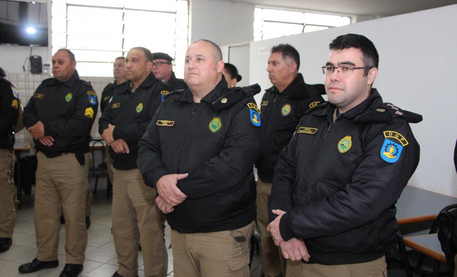 Diretoria de Gestão de Pessoas da PMPR apresenta novo brasão em solenidade no Quartel do Comando-Geral