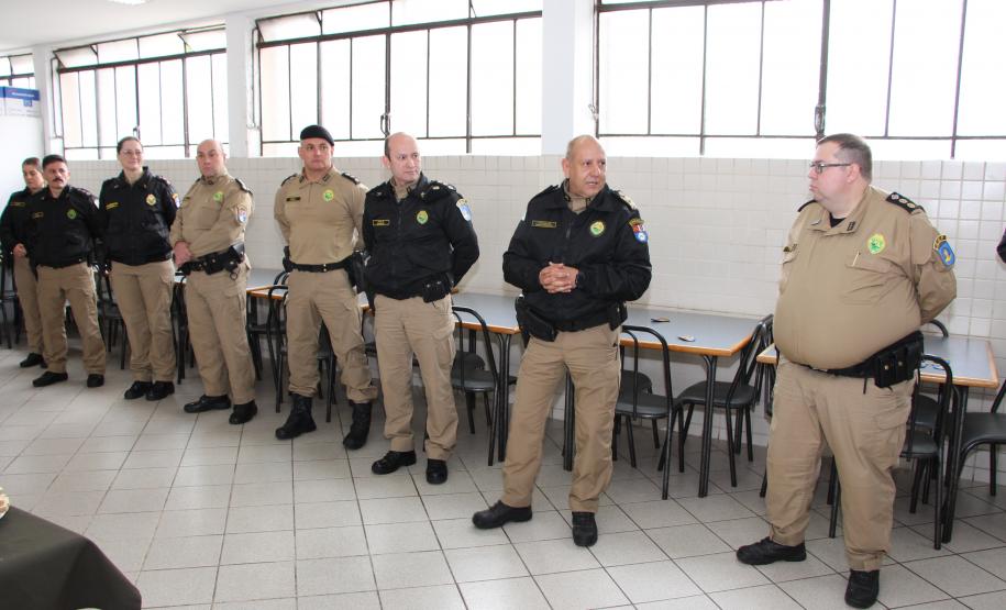 Diretoria de Gestão de Pessoas da PMPR apresenta novo brasão em solenidade no Quartel do Comando-Geral