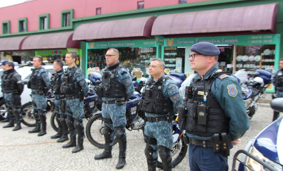 PMPR realiza o lançamento de mais uma edição da Operação Centro Seguro em Curitiba