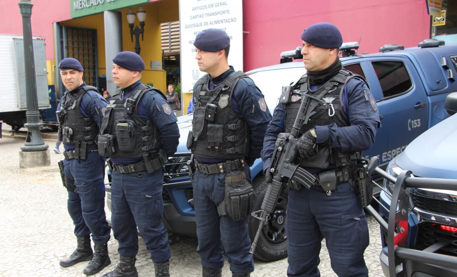 PMPR realiza o lançamento de mais uma edição da Operação Centro Seguro em Curitiba