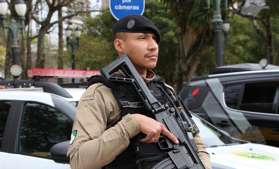 PMPR realiza o lançamento de mais uma edição da Operação Centro Seguro em Curitiba