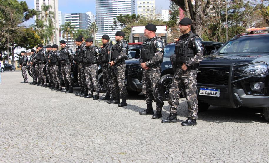 PMPR realiza o lançamento de mais uma edição da Operação Centro Seguro em Curitiba