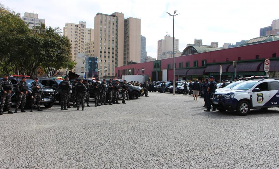 PMPR realiza o lançamento de mais uma edição da Operação Centro Seguro em Curitiba
