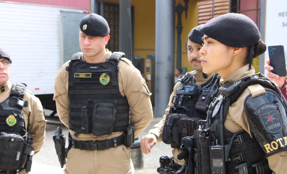 PMPR realiza o lançamento de mais uma edição da Operação Centro Seguro em Curitiba