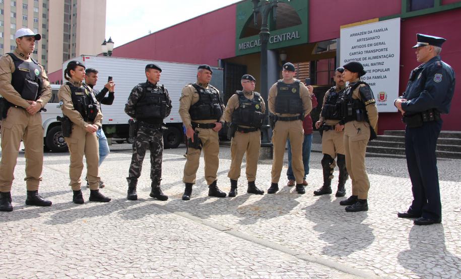 PMPR realiza o lançamento de mais uma edição da Operação Centro Seguro em Curitiba