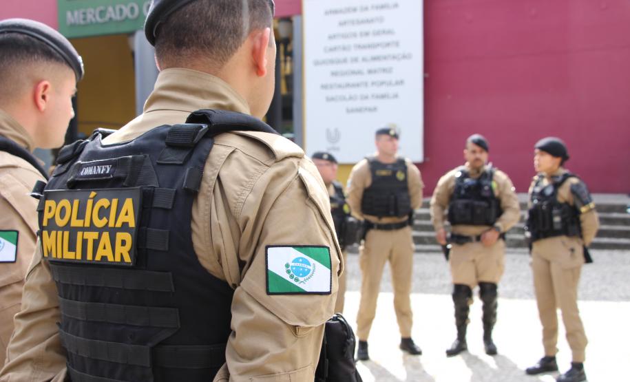 PMPR realiza o lançamento de mais uma edição da Operação Centro Seguro em Curitiba