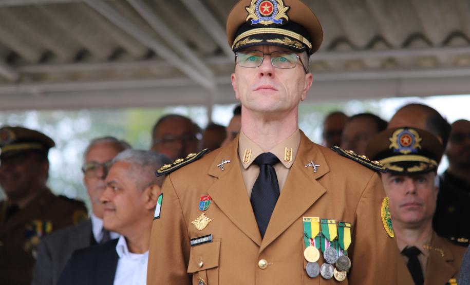 A cerimônia foi marcada por atos simbólicos de homenagem à história e à missão da corporação