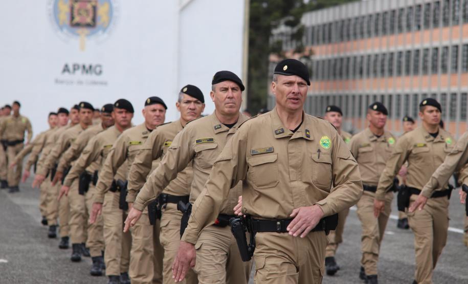 A cerimônia foi marcada por atos simbólicos de homenagem à história e à missão da corporação