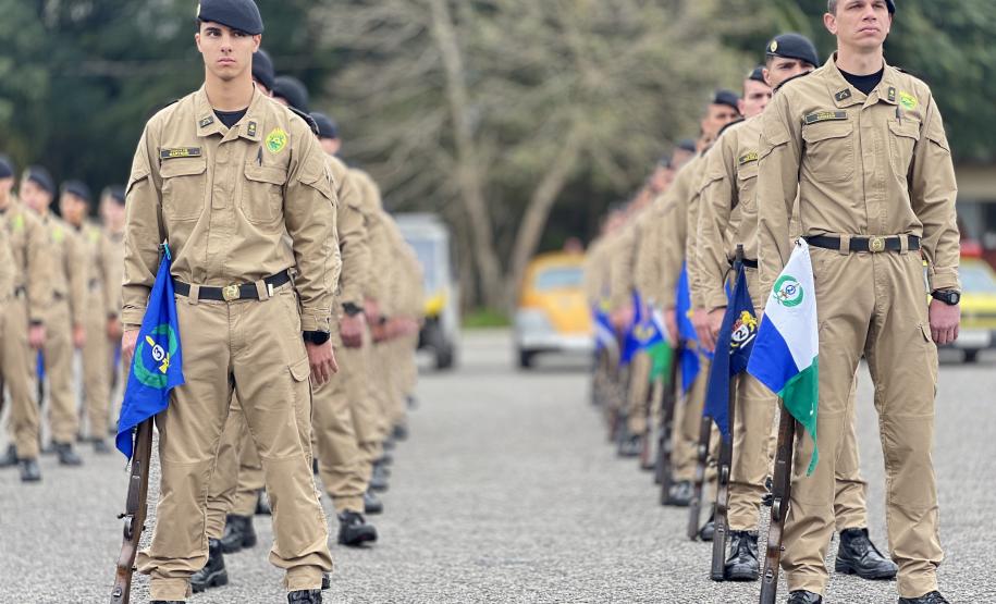A cerimônia foi marcada por atos simbólicos de homenagem à história e à missão da corporação