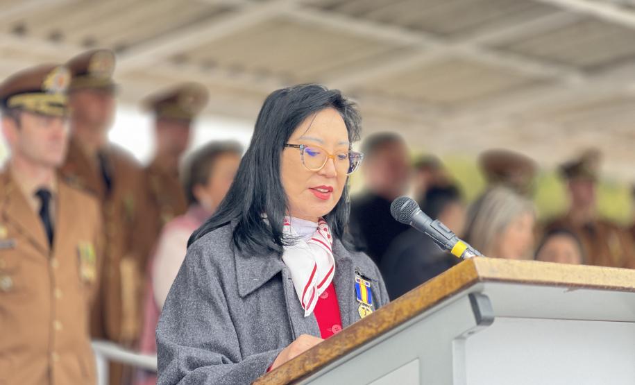 A cerimônia foi marcada por atos simbólicos de homenagem à história e à missão da corporação