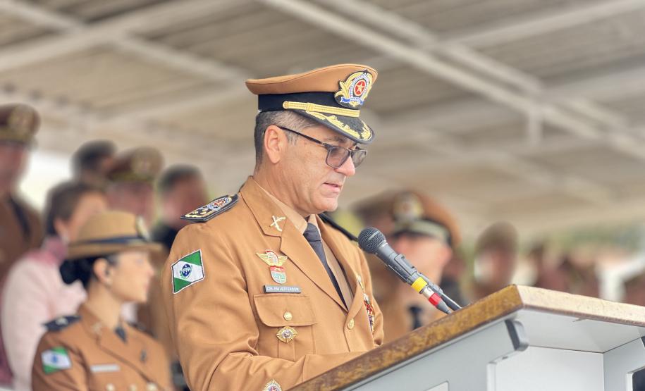 A cerimônia foi marcada por atos simbólicos de homenagem à história e à missão da corporação