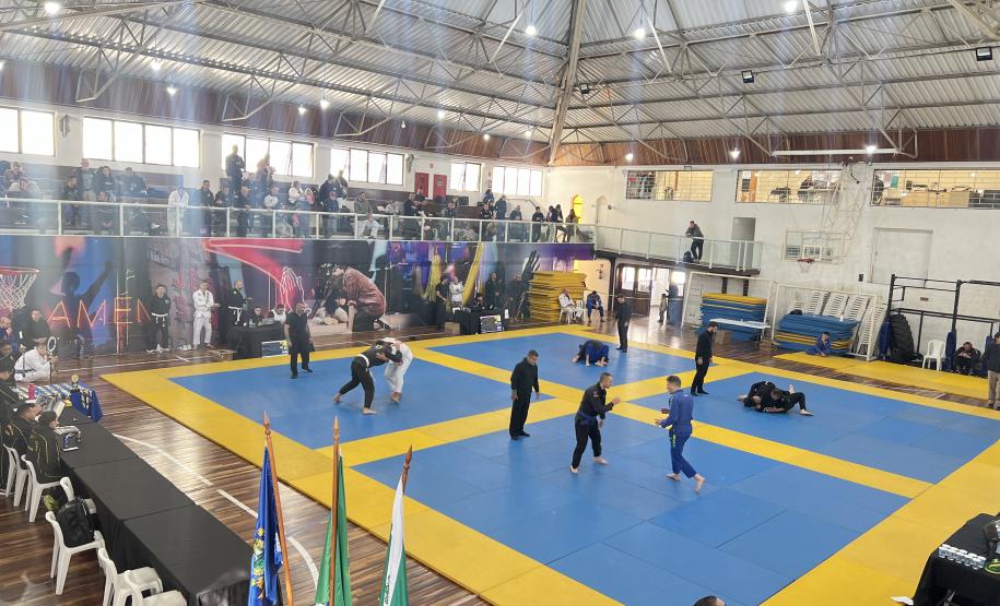 A primeira edição da Copa de Jiu-Jitsu para forças de segurança do estado, reunindo mais de 150 competidores de diferentes corporações