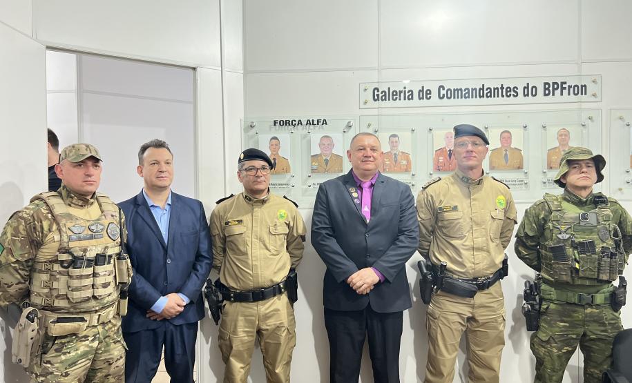 O BPFRON é reconhecido nacionalmente como a primeira unidade de policiamento de fronteira do Brasil