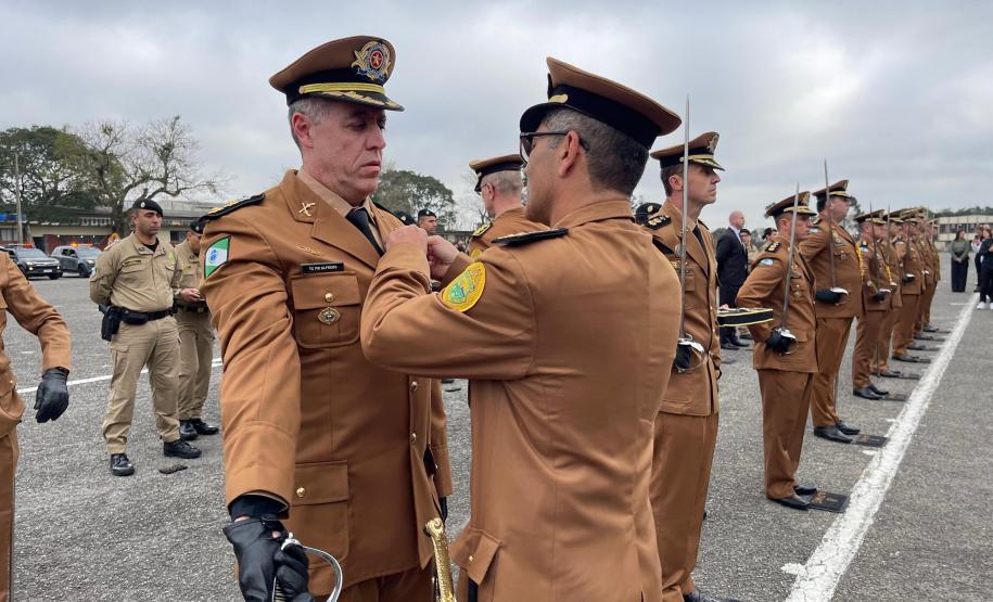 A cerimônia foi marcada por atos simbólicos de homenagem à história e à missão da corporação