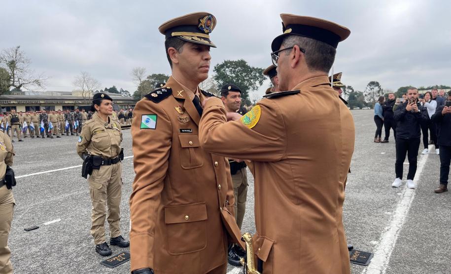 A cerimônia foi marcada por atos simbólicos de homenagem à história e à missão da corporação